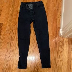 Navy blue jeans